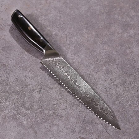 Best Engraved Damascus Bread Knife