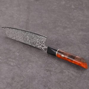 Engraved Japanese Bunka Knife