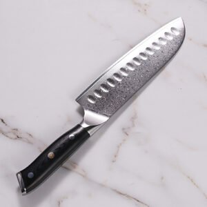 Engraved Santoku Knife