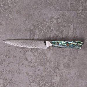 Blank Kitchen Damascus Utility Knife without LOGO or Brand Names