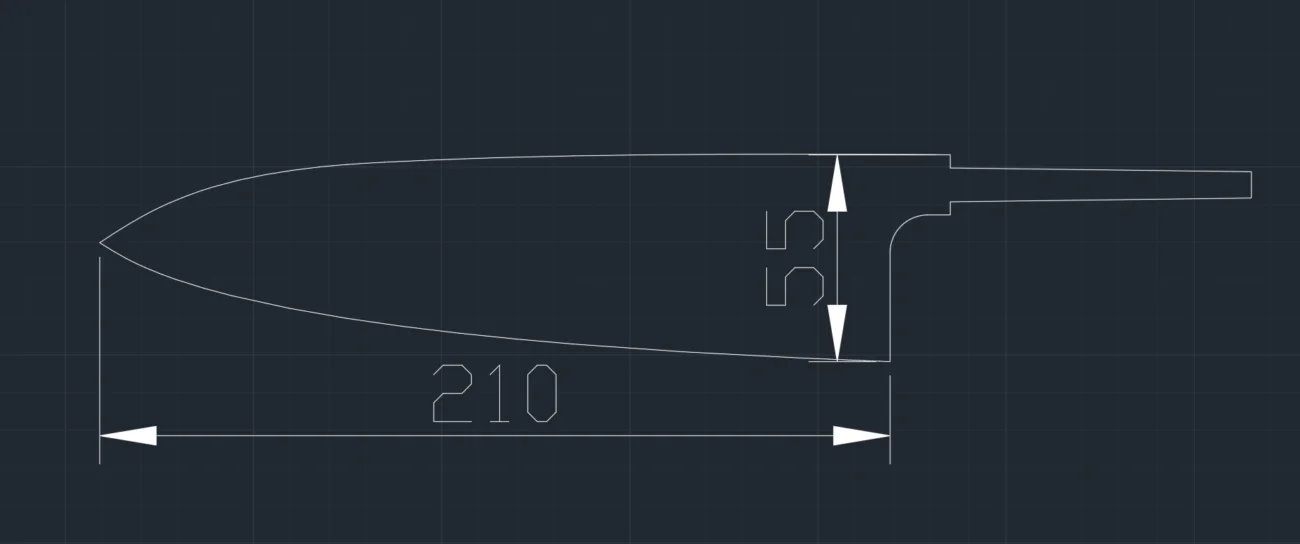 Gyuto Knife Template