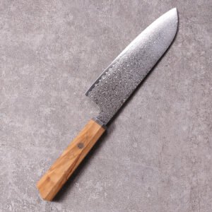 Japanese Damascus Santoku Knife