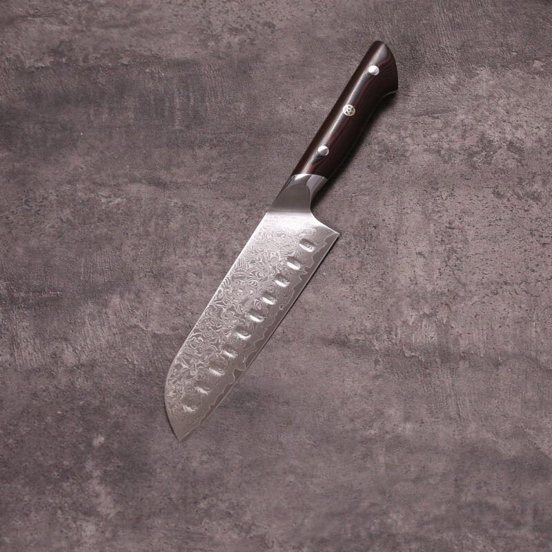 Damascus Steel Santoku Knife