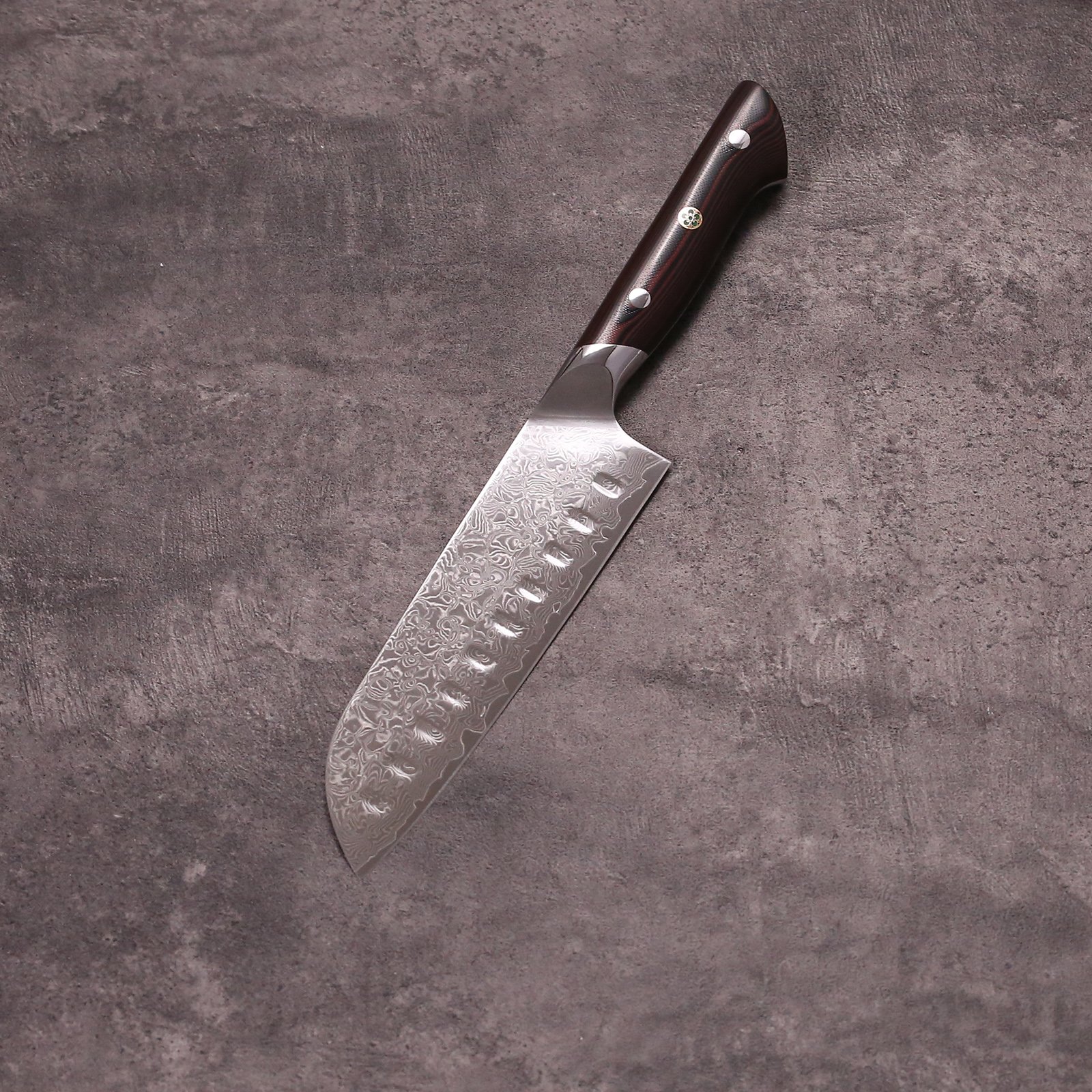 Damascus Steel Santoku Knife