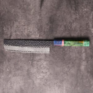 Custom Branding Damascus steel Nakiri