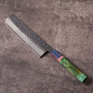 Custom Branding Handcrafted Nakiri knife for chopping vegetables